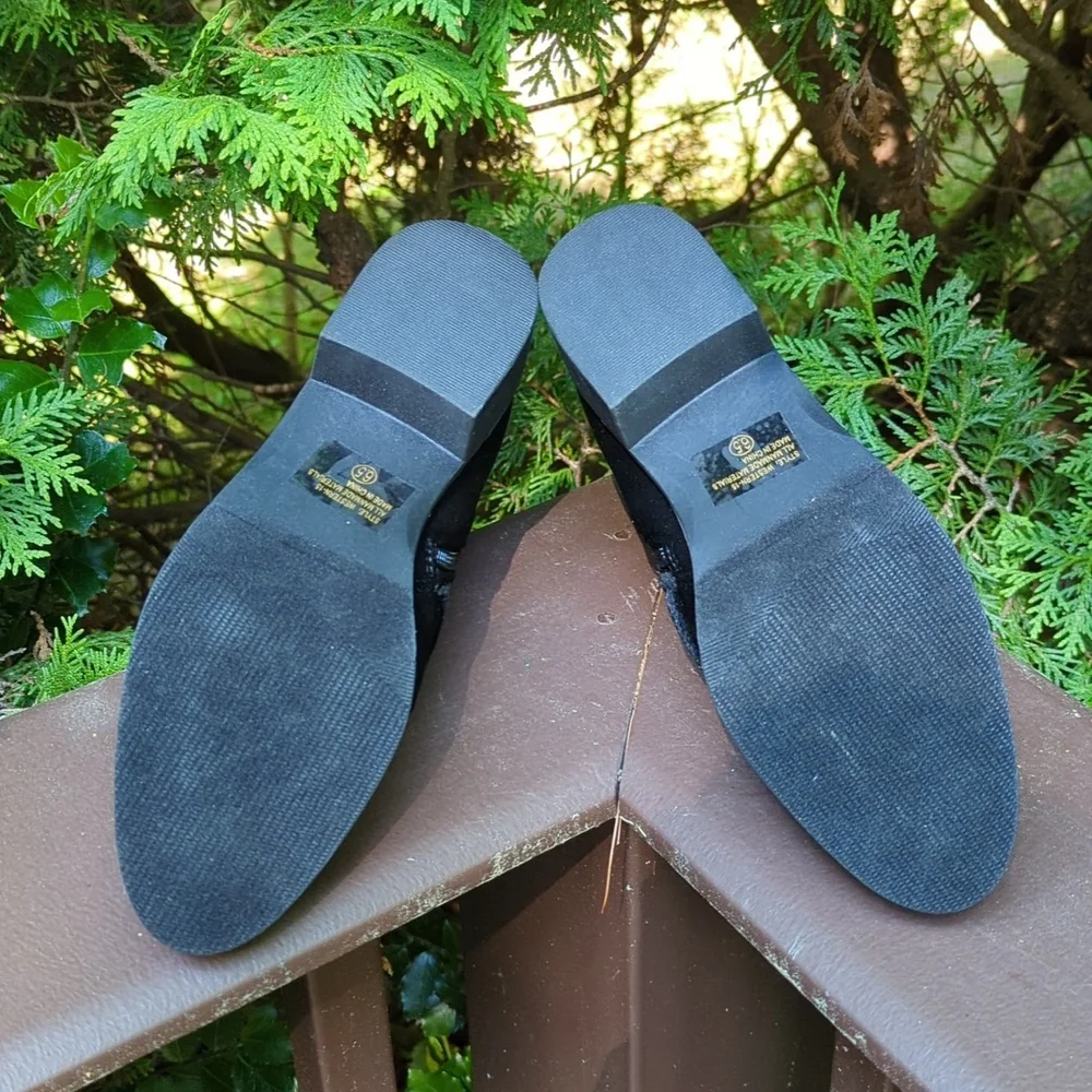 Western Style Velour Booties - Like NEW